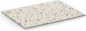 Terrazzo üveg vágódeszka, 40 x 30 cm