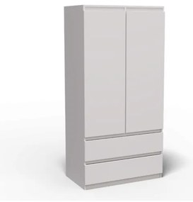 Washington Gardróbszekrény Fehér 90 cm
