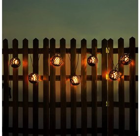 Globo 33686-8 - LED napelemes dekorációs lánc 98xLED/0,1W/3V IP44