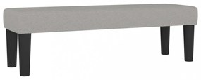 világosszürke szövet pad 100 x 30 x 30 cm