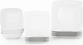 Lubiana Victoria Étkező Készlet 6 Személyes 18 Darabos Fehér Tányérszett