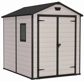 Keter MANOR 6 x 8 DD kerti tároló bézs, padlóval