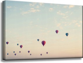 Vászonkép Ifjúsági Léggömbök Ég Természet Naplemente 60x40