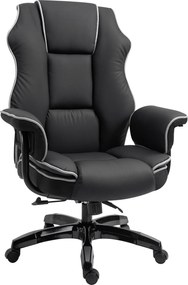 Vinsetto Irodai Szék, Ergonomikus Íróasztali Szék Hajtogatós Funkcióval, Forgatható Funkcióval, Magasságban Állítható Számítógépes Szék Otthoni Irodáh