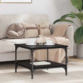 Dohányzóasztal Fekete tölgy 55 x 55 x 40 cm Faanyag