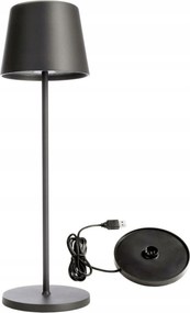 Light Impressions Deko-Light újratölthető lámpa Canis szürke újratölthető szett