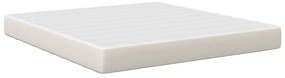 Pocket Spring Mattress Krém 180x200x20 cm Közepesen Kemény Szövet
