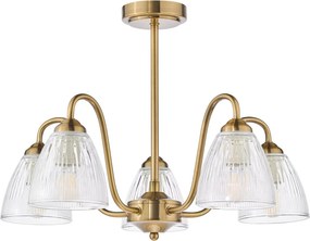 Dar Lighting modern csillár glynis csiszolt bronz dargly5463
