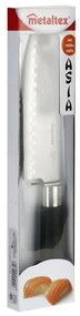 Santoku japán típusú konyhai kés, hossz 30 cm - Metaltex