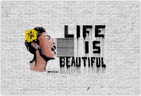 Poszterek 185x125 Banksy Life is beautiful