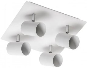 Lámpa Mennyezeti lámpatest VENETO, IP20, max. 20W, 4 x GU10, kör/négyzet, fehér