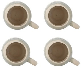 Kék-krémszínű kőedény bögre szett 4 db-os 400 ml Luna – Bloomingville