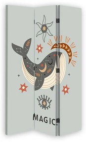 Gario Paraván Magic whale Méret: 110 x 170 cm, Kivitelezés: Parafa paraván