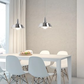 RENDL GOLDIE 36 függőlámpa króm 230V LED E27 30W