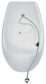 JIKA H8411010004871 - Domino 24V szenzoros piszoár, hátsó bekötés, hátsó lefolyó