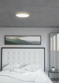 Eglo 31704-LED RGBW Dimmelhető mennyezeti lámpa ROVITO-Z 1xLED/16,5W/230V Ø42 cm fekete