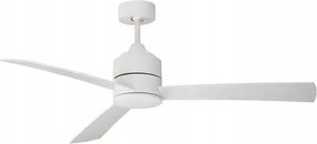 Nova Luce mennyezeti ventilátor Axel fehér alumínium és tölgyfa levelek 9952355