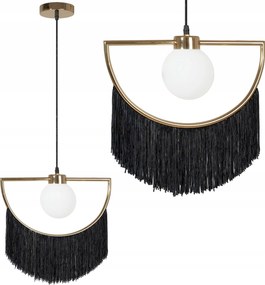 Függő Mennyezeti Lámpa Fekete Arany Glamour Gold