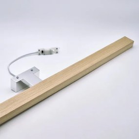 Brilagi-LED fürdőszobai tükörmegvilágítás WOODY MIRROR LED/15W/230V IP44 tölgy/króm