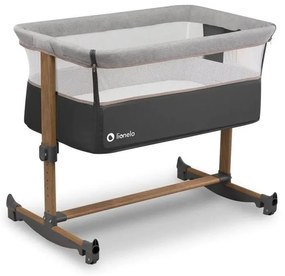 Lionelo - Bölcső 3in1 LEONIE szürke/fekete