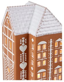 Kerámia gyertyatartó teamécseshez Gingerbread Lighthouse – Kähler Design