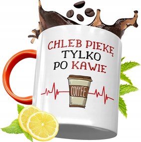 Narancssárga Bögre Péknek Ajándék fényképes nyomtatással