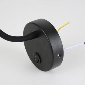 Brilagi - LED Rugalmas fali lámpa MAYA LED/3W/230V 4000K fekete/arany