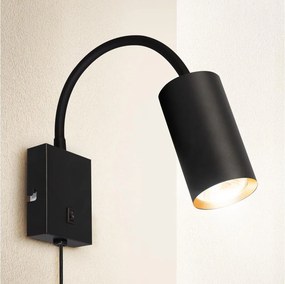 Brilagi - Állítható fali lámpa SELE 1xGU10/30W/230V fekete/arany