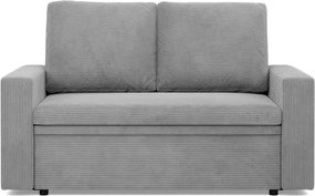 Zeus kanapé, kordbársony, hab töltet, egyenes kartámasz, szürke