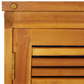 tömör akácfa kerti tárolóláda 210 x 87 x 104 cm