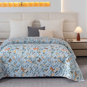 Ágytakaró MONARCH WINGS, világoskék Méret: 220 x 240 cm