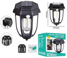 Kültéri napelemes indukciós fali lámpák Sunlight WW669-1W - 18W