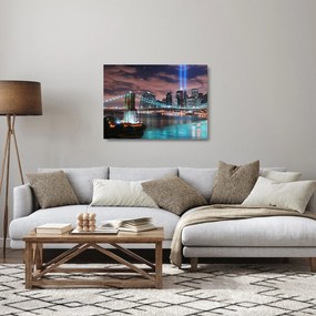 Kép - New York, Manhattan (üvegen) (70x50 cm)
