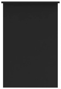 fekete szerelt fa íróasztal 100 x 50 x 76 cm