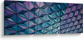 Kép-szín struktúra (órával) (90x30 cm)