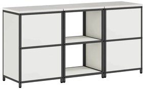 Konyhai Tároló Készlet polcokkal 3 pcs Fehér 180 x 50 x 92 cm