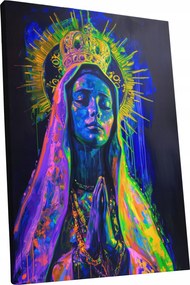 Vászonkép Divatos Szűz Mária ikon otthon nappali szoba 45x60