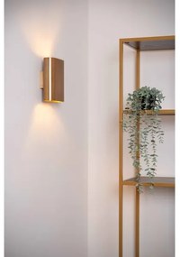 Lucide 12219/02/02 - Fali lámpa OVALIS 2xE14/9W/230V arany