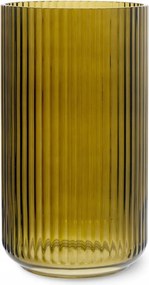 Lyngby Lyngby Üveg váza 31 cm Olívazöld