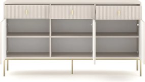 Komód MAGGIORE MA03 3 ajtó/3 fiók kasmír/arany