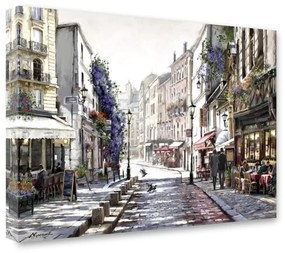Canvas Watercolor Paris II fali kép, 60 x 80 cm - Styler