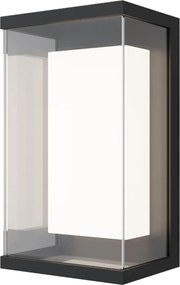 MAYTONI O021WL-L10B3K BAKER STREET Modern Kültéri Fali Lámpa Fekete LED IP44