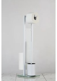 WENKO 21565100 - RIVALTA WC-kefe 18x70 cm fehér/fekete