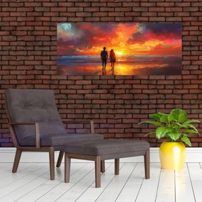 Kép - Séta a tengerparton (120x50 cm)