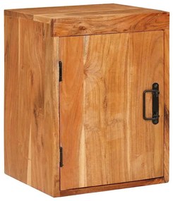 Éjjeli asztal 2 pcs Barna 35 x 33 x 48 cm Tömör Fa Akácia