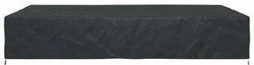 Kültéri bútorhuzat Fekete 350 x 260 x 90 cm 210D