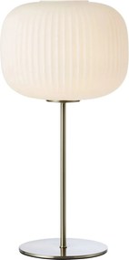 Markslöjd asztali lámpa Sober, acél/fehér, 50 cm