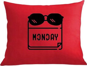 Párna párnahuzat vicces Monday Hétfő