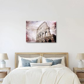 Kép - Colosseum, Róma, Olaszország (üvegen) (70x50 cm)