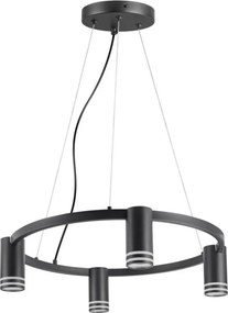 POLUX 327567 ROMA Modern Led Függesztett Lámpa Fekete GU10 IP20
